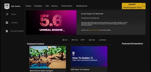 Unreal Engine Inspired Interface Design | Figma UI Concept, K Rohith goud