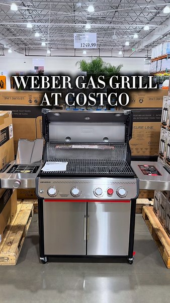 Costco just stocked the Weber Gas Grill C435S — built for serious backyard grilling with plenty of space to handle burgers, ribs, veggies, and more. With multiple burners and a sleek design, it’s perfect for weekend barbecues. Share this with a friend who loves outdoor cooking. #costcofinds #costcowonders #costcoinfluencer #grillseason #outdoorkitchen | Costco Wonders