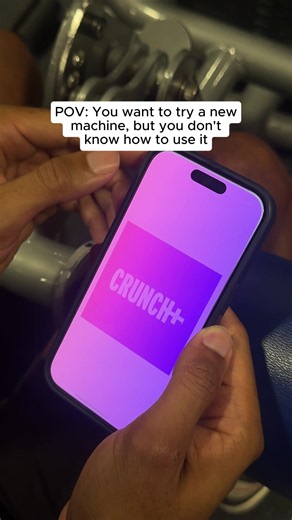 Stop avoiding that machine! Crunch now guides you through your gym workout, helps you navigate equipment, improve form, and build consistency. Download the Crunch app on the App Store or Google Play and start your free trial today!
