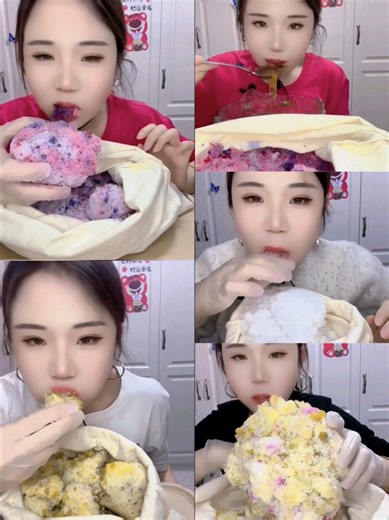 Crunchy Ice Chunks Mukbang Compilation