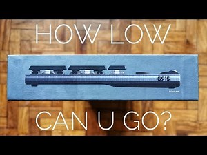 Logitech G915 Wireless RGB Mechanical Keyboard Unboxing