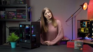 Thermaltake Tower 100 Snow Edition Tempered Glass Type-C (USB 3.1 Gen 2) Mini Tower Computer Chassis Supports Mini-ITX CA-1R3-00S6WN-00