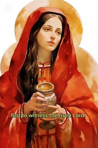 From darkness to devotion. From past to grace. The story of Saint Mary Magdalene ✝️