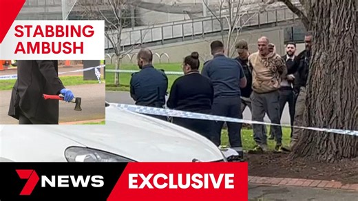 Police have used tasers to end a violent standoff after a hatchet attack outside the MCG. 7NEWS at 6pm | More local news: www.7NEWS.com.au/news/vic #7NEWS | 7NEWS Melbourne