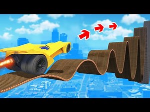 CARS CRASHING on LOG BRIDGE in GTA 5!