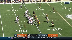 Jerry Jeudy completely turns around Devin Bush on tricky catch