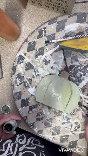 small sign with chunky pumpkin | Rekindled blessings