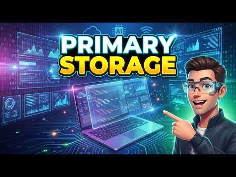 CPU Speed Doesn't Equal Computer Speed RAM vs ROM 🚀 Primary Storage Made Easy!