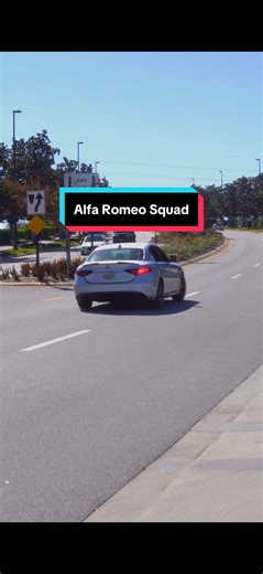 A pack of Alfa Romeo‘s leaving Cars & Coffee. Any Alfa Romeo fans out there? Tag an owner down below in the comments. 👇🏽 #florida #orlando #carsandcoffee #carshow #alfaromeo