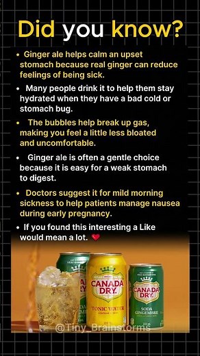 Why Do Doctors Recommend Ginger Ale?