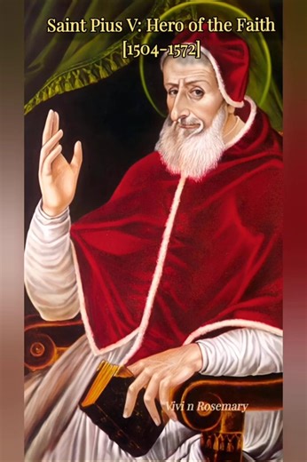 Feast of St. Pius V: April 30! Reformer Pope.. crushed heresy & won Lepanto with the Rosary! #faith