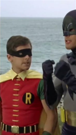 batman and robin use the batcycle #batman #batman1966 #adamwest #short #robin #penguin #batcycle