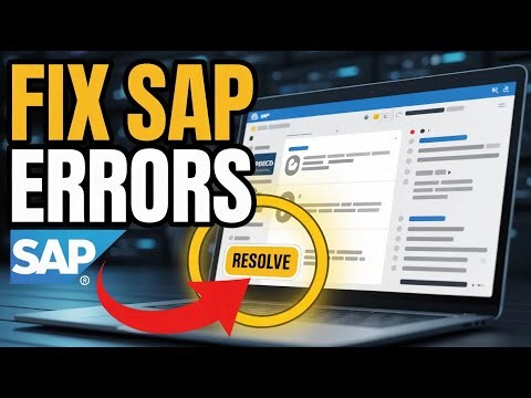 How to Fix SAP Cloud Application Errors - Step By Step