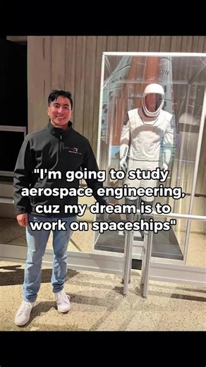 “I want to work on spaceships.” 🚀 Some dreams grow up. #space #aerospace #spacex #rockets #engineeringtok #stem #starship #dragon From museum rockets to launch pads. From student dreams to real vehicles leaving Earth. Starship. New Glenn. Electron. Dragon. The dream didn’t change — the hardware just got bigger. #AerospaceEngineering #SpaceX #NASA #Starship #NewGlenn #RocketLab #Dragon #STEM #EngineeringDream #Spaceflight #futureengineer