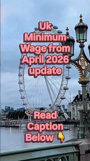 🇬🇧 UK Minimum Wage Update – April 2026 💷\n\nPlanning to work or study in the UK? Here’s what you need…