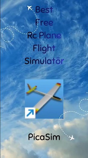 The best free rc airplane simulation for beginners💫❤️ #rc #tech #technology #robot