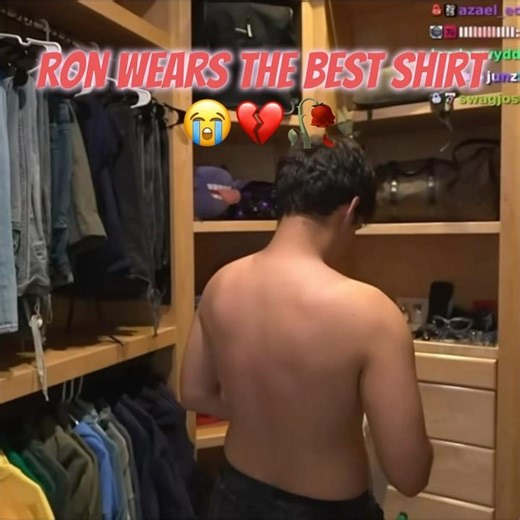 Stableronaldo finds the best shirt 😭🥀💔 #funny #clips #shorts #stableronaldo
