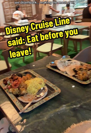 Disney Cruise Disembarkation: Families, Farewells, and One Last Lunch