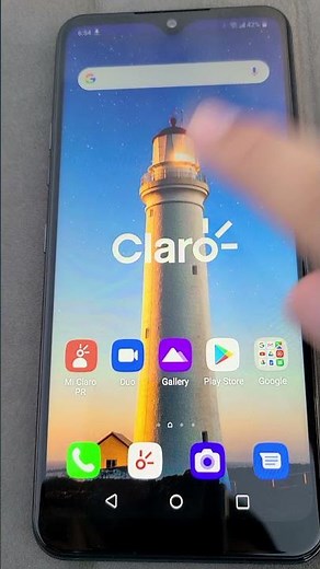 LG K51 incoming message