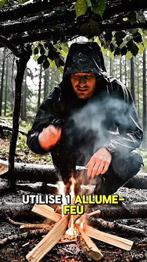 Comment faire un feu sous la pluie ?