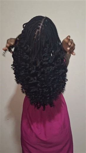 How to make curls using rods | final results