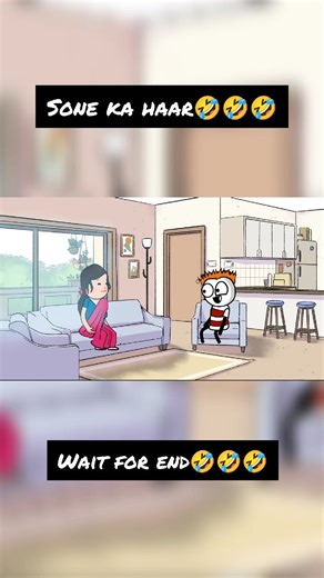 Sone ki haar🤣🤣🤣#comedyvideo#fbviralreel | Anjali Cartoon videos