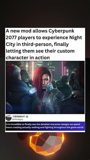 Cyberpunk 2077 Third-Person Mod Hits "Gold Standard" Status In 2026 As New "Every Animation Redone"