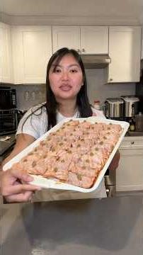 Farm-raised Salmon Sushi #sushi #hmart #salmon