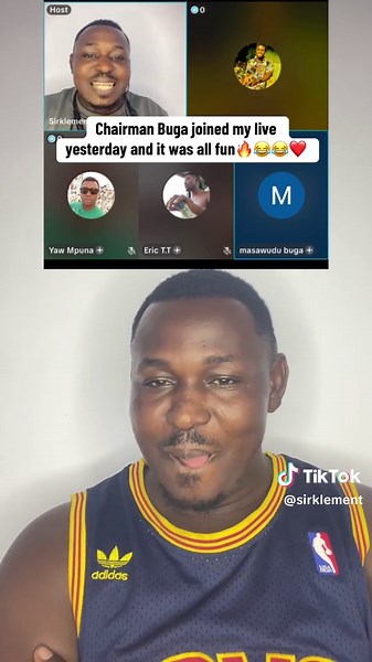 Chairman Buga joined my live yesterday and it was all fun🔥😂😂❤️
