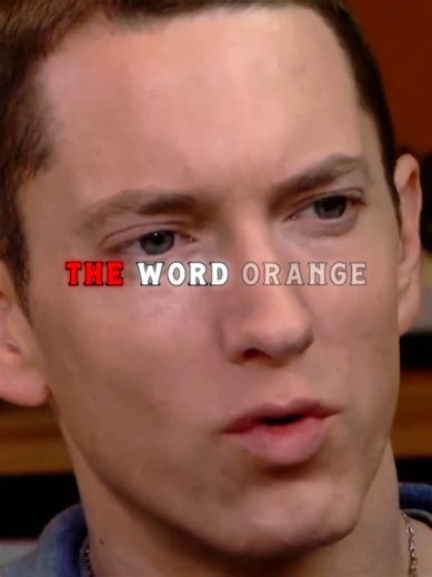 Eminem - Rhyming Orange #Eminem #60Minutes #OrangeRhyme #SlimShady #HipHopLinguistics
