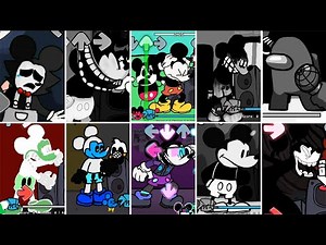 Top 10 New Mickey Mouse Mods - Friday Night Funkin'