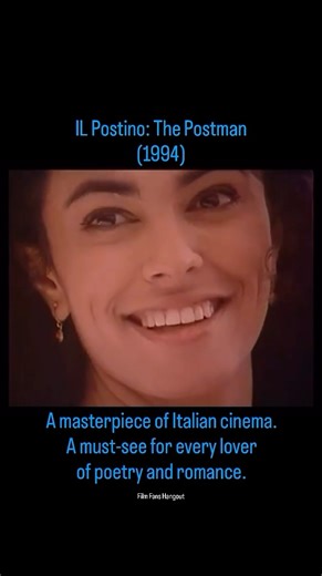 Mark the Movie Guy on Instagram: "When exiled Cuban poet Pablo Neruda (Philippe Noiret) arrives on a tiny Italian island, there’s so much new mail that Mario (Massimo Troisi), an unemployed, uneducated layabout, is hired as a postman. His job is simply to deliver Neruda’s daily mail. Mario soon becomes a student of the poet, learning the art of poetry to woo a local barmaid (Maria Grazia Cucinotta) and express the struggles of the working-class villagers. A firm friendship develops, and the post