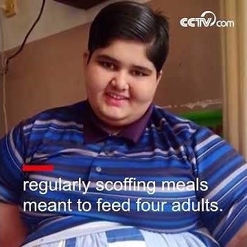 10-year-old Pakistani boy is world's fattest child | CCTV English