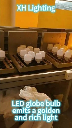 This LED bulb emits such a captivating golden glow, it feels like the whole room is filled with gold