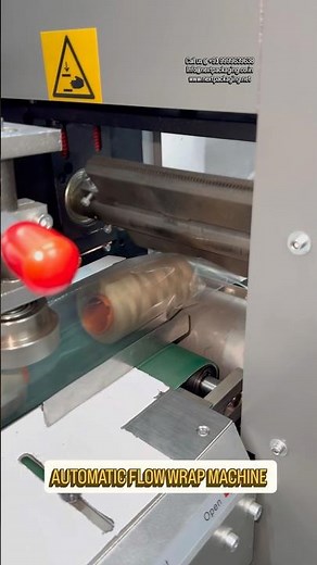 Flow Wrap Machine | Pillow Pouch Packing Machine for Sewing Threads | Horizontal Flow Wrap machine