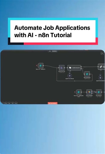 Built an AI agent that automates job applications with n8n ChatGPT. Comment VAULT and I’ll DM you the exact workflow. #aiagent #nocode #n8nworkflow #automationagency #thevault #aiautomation