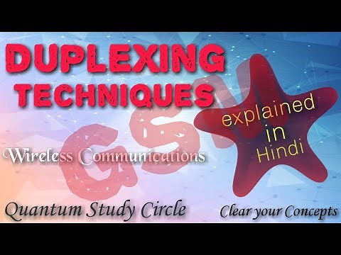 Duplexing techniques | Wireless Communication | Lec-6