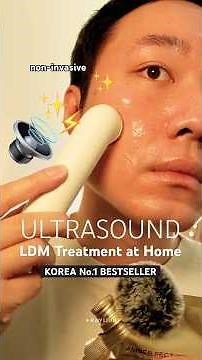 Non-invasive LDM Ultrasound Skin Treatment at Home, Beginner-friendly #skincaredevice