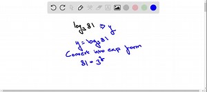 log3 81 equals (a) 9 (b) 4 (c) 2 (d) 3 | Numerade
