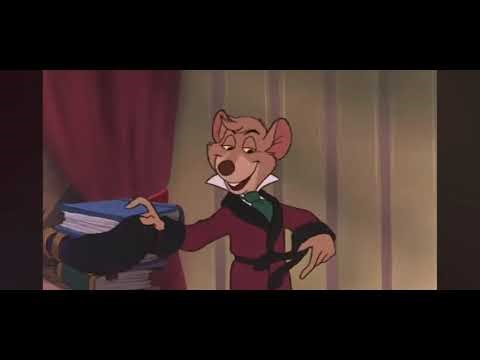 The Great Mouse Detective - Unusual FootPrints scene part 1986.