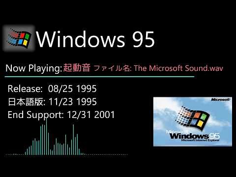 Windows 起動・終了音集3.1~10 Windows Startup & Shutdown Sounds