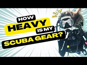 How heavy is scuba gear? 🥵 | Drysuit setup