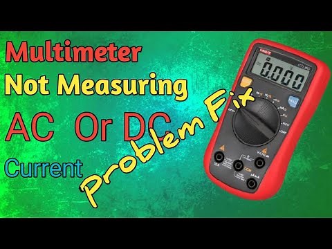 Multimeter not Measuring Current (Ampere) Problem Fix|Digital multimeter repair