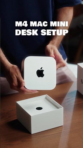 Building out a Mac Mini Desk Setup with only Apple Products