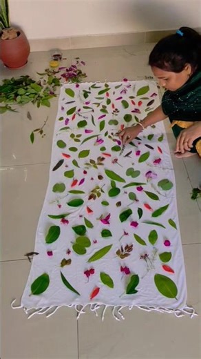 (Tutorial) Botanical printing/ECO Printing/natural printing Tutorial #ytviral #todaytrending