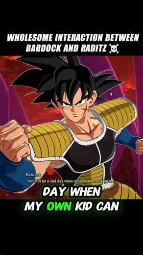 Wholesome Interaction Between Bardock And Raditz 🥶 #crashout #bardock #sparkingzero #dragonballz