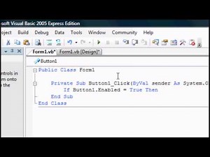 Progress Bars, Timers & Buttons In Visual Basic 2005