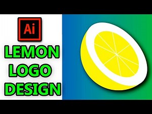How To Make a Lemon logo design in illustrator 2025