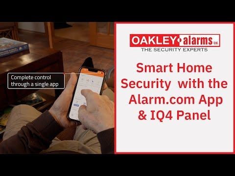 Smart Home Security Winnipeg | IQ4 Panel Alarm.com App by Oakley Alarms | Oakley Alarms Ltd.