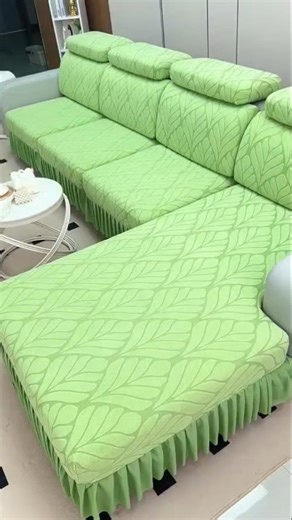 Fresh Green Sofa Makeover 🌿